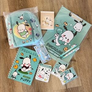 Sanrio Pochacco Mint Green Stationery Collection